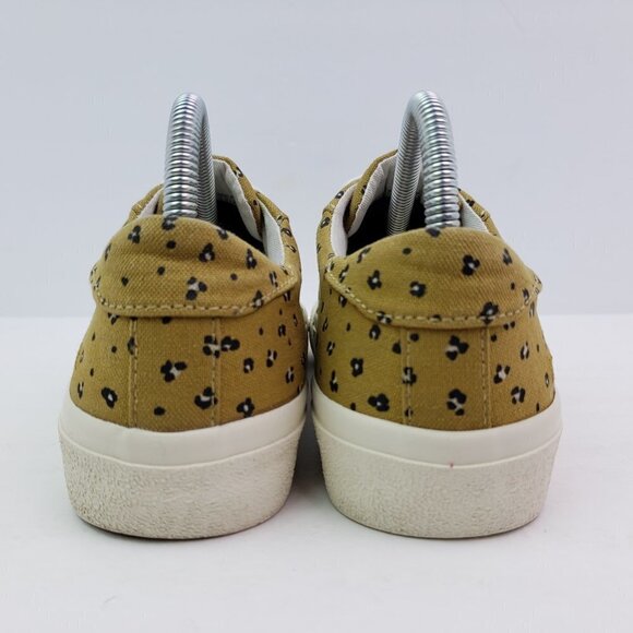 Madewell MWL Sidewalk Womens Size 5 Mini Leopard Recycled Canvas Low Shoes - Picture 7 of 11
